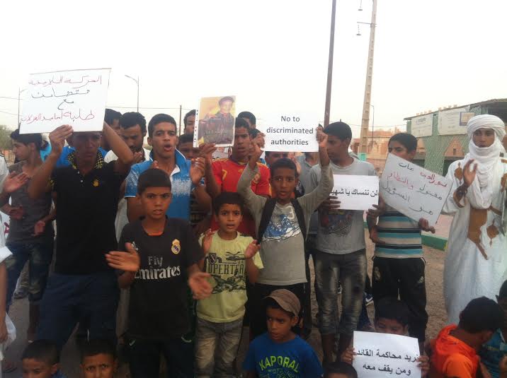 manifestation etudiantes mhamid