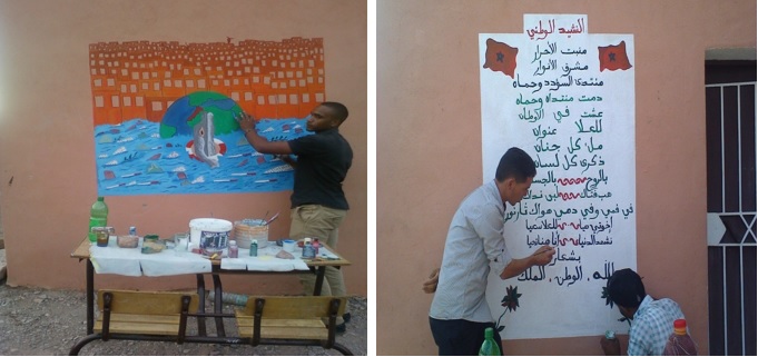 إختتام فعاليات الانشطة الثقافية و الرياضية و الفنية إحتفالا بعيد الاضحى المبارك بدوار أركيون إقليم زاكورة المغرب-5