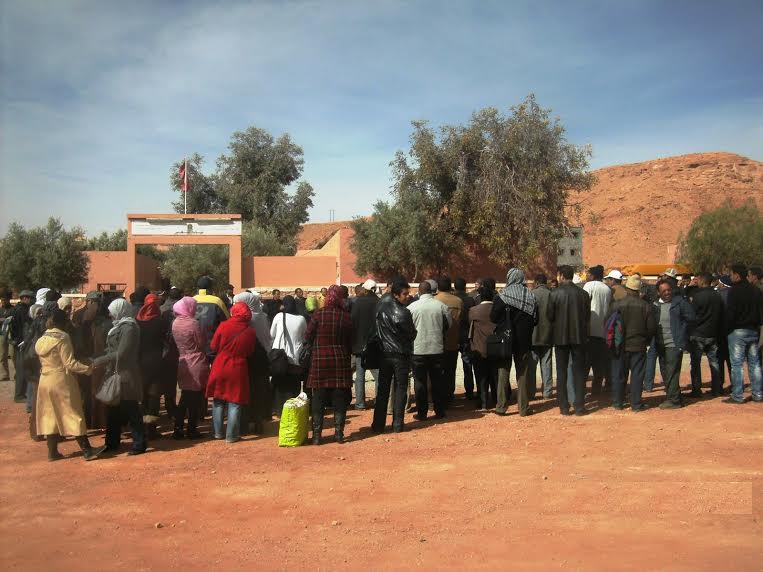 تنسيقية بومالن دادس لأساتذة سد الخصاص