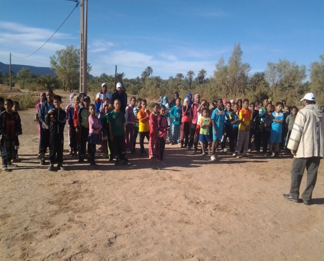 مجموعة مدارس بني علي تخلد ذكرى المسيرة الخضراء-2