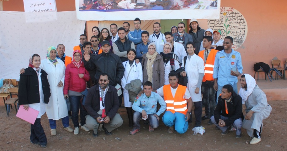 Caravane de solidarite a tagounite