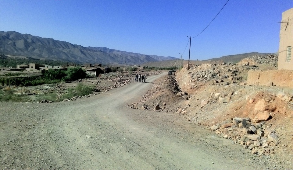 Rue provinciale n 1519 - relie commune Mazguita et Afra