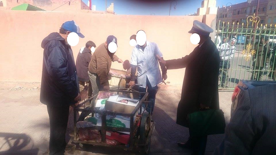 لحوم فاسدة زاكورة