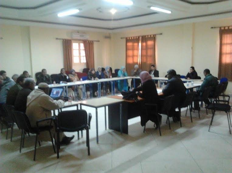Reunion de la delegation de sante a zagora -1