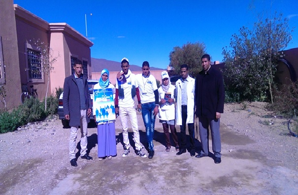 الثانوية التأهيلية أولاد يحيى لكراير تحتفل بالأسبوع الوطني للسلامة الطرقية--1