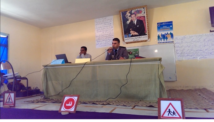 الثانوية التأهيلية أولاد يحيى لكراير تحتفل بالأسبوع الوطني للسلامة الطرقية--4