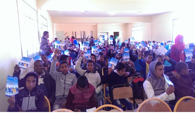 الثانوية التأهيلية أولاد يحيى لكراير تحتفل بالأسبوع الوطني للسلامة الطرقية--5