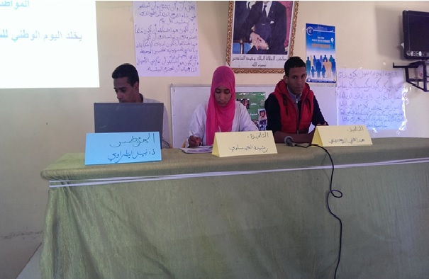 الثانوية التأهيلية أولاد يحيى لكراير تحتفل بالأسبوع الوطني للسلامة الطرقية--6