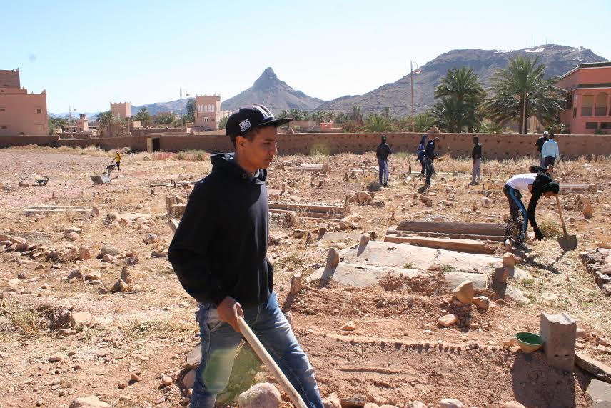 123متطوع يشاركون في تنظيف مقابر زاوية البركة- 8