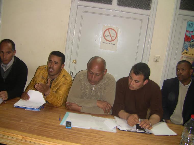 التنسيق النقابي الرباعي بزاكورة ينظم ندوة صحفية لمناقشة الشؤون النقابية والوضع التعليمي الكارثي بالاقليم-4