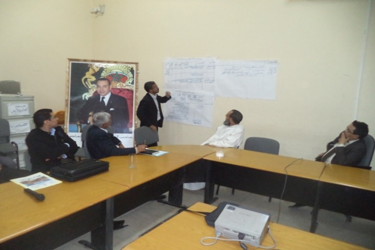 العاملون بمقر النيابة الإقليمية، المفتشون ومستشاري التوجيه التربوي في اللقاء الإقليمي الأول حول التدابير ذات الأولوية بزاكورة -4