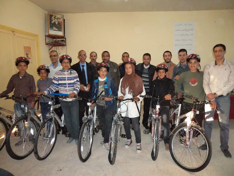 تتويج التلاميذ المتفوقين ومنح درجات هوائية للمستفيدين بثانوية تغبالت‎