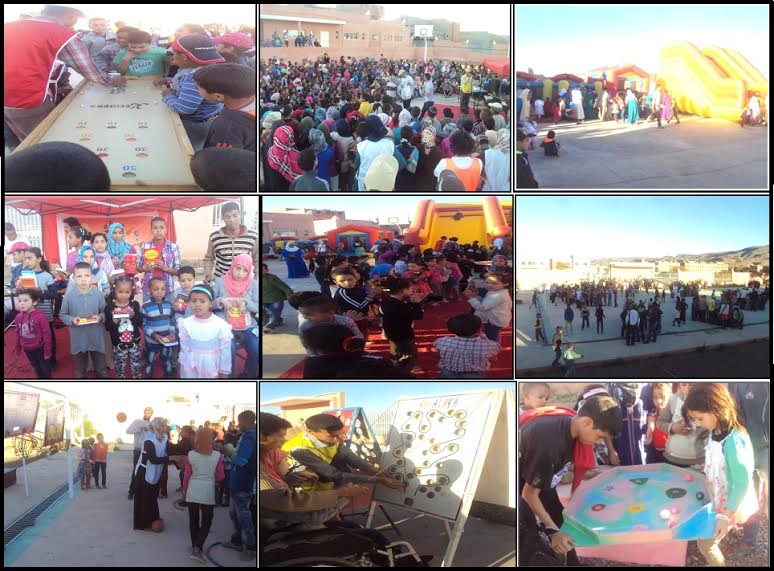 جمعية الوفاق للتنشيط التربوي تختتم قافلة التنشيط التربوي ببلدية أكدز