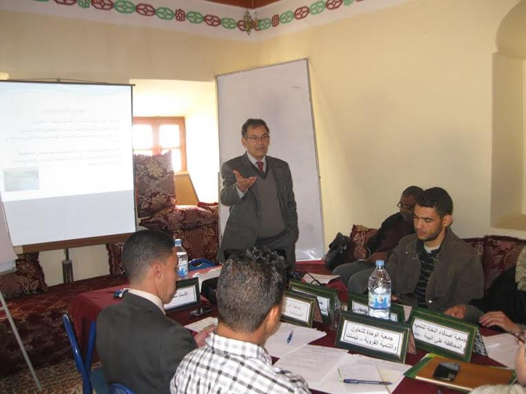 جمعية واحة فركلة للبيئة و التراث تنظم دورة تكوينية باكدز حول الحكامة الجيدة للموارد المائية بالواحات‎ -2