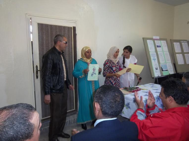 حفل بمناسبة اليوم العالمي للمرأة بثانوية عبد الرحيم بوعبيد الإعدادية بورزازات-3