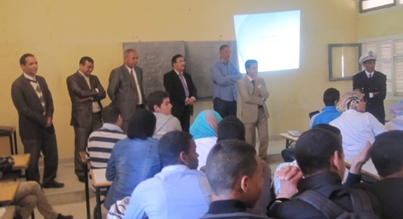 ما يناهز 150 تلميذ يستفيدون من مبادرة الحصول على البطاقات الوطنية داخل المؤسسات التعليمية بالمجال الحضري لمدينة زاكورة -1