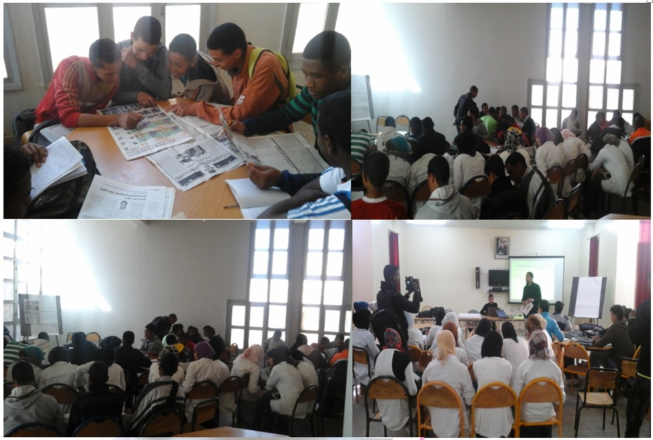 مهنة المتاعب تخلق الحدث في ثانوية الخوارزمي