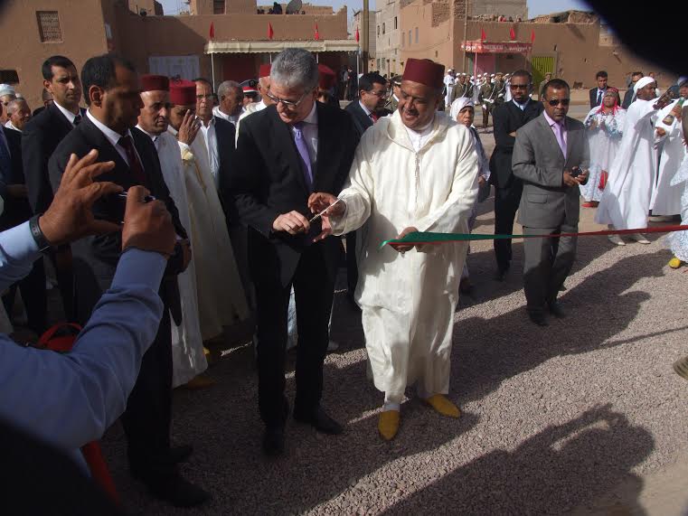 Inaugure du centre de sante a Amzrou