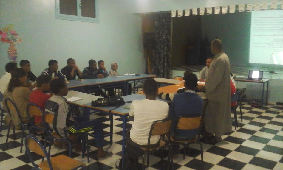 حسنية أكدز تسعى لتأسيس مدرسة للتحكيم الرياضي -1