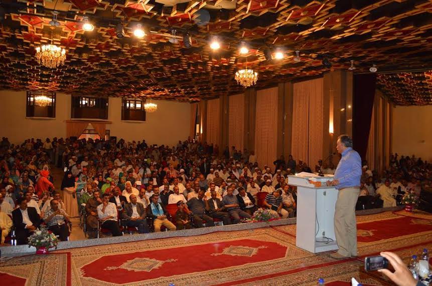 حزب التقدم و الاشتراكية يلتقي مناضليه بورزازات-1