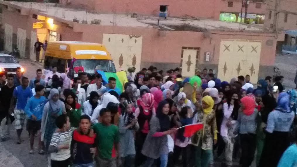 فريق دار الطالبة تازارين يحظى باستقبال جماهيري عند عودته باللقب الوطني من أكادير1