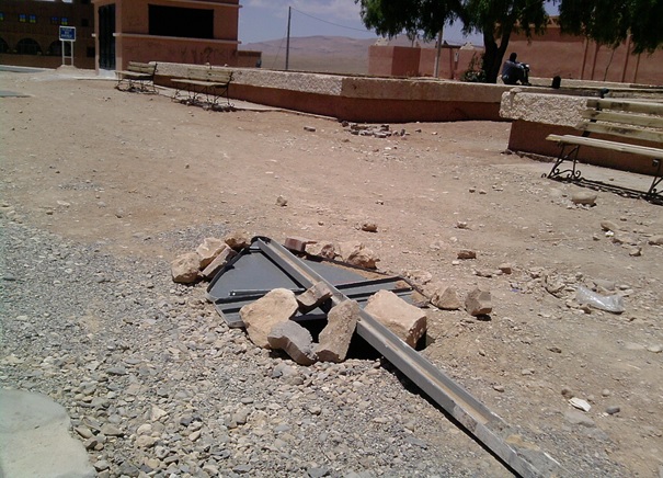 اساتذة سد الخصاص في معتصم يومي مفتوح ومبيت ليلي -2