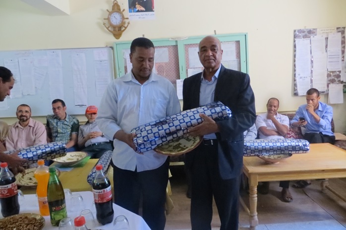 الثانوية الإعدادية درعة بنيابة زاكورة تحتفي بمتقاعديها 2