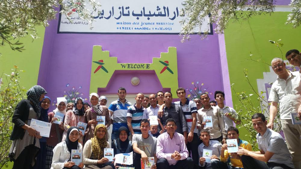 حفل توقيع أول إصدار لكتاب أقلام الفكر و المعرفة بدار الشباب تازارين 1