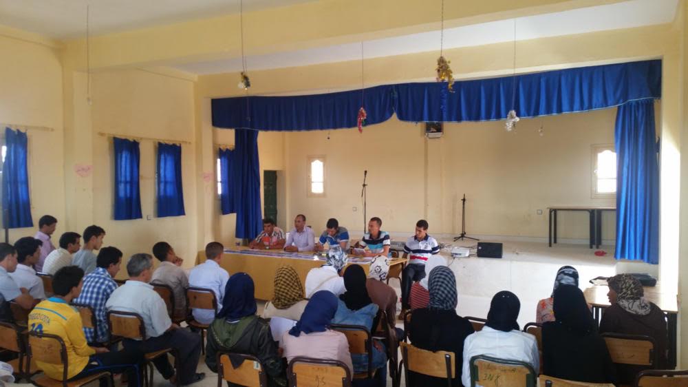 حفل توقيع أول إصدار لكتاب أقلام الفكر و المعرفة بدار الشباب تازارين