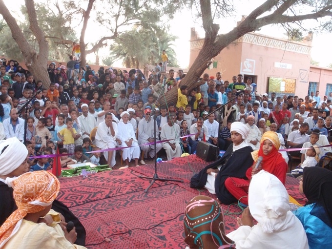 م.م اولاد ابراهيم نيابة زاكورة تنظم أمسية فنية تتويجا لأنشطة أنديتها التربوية 1