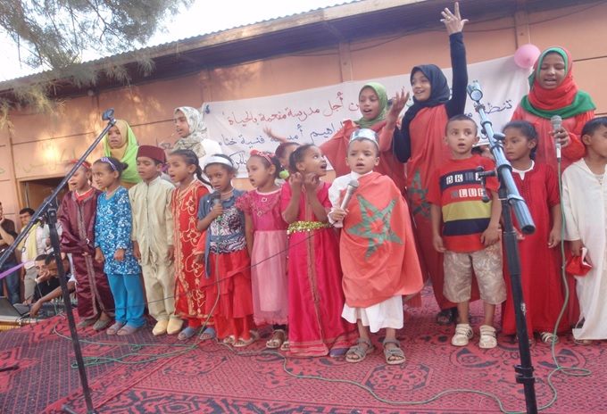 م.م اولاد ابراهيم نيابة زاكورة تنظم أمسية فنية تتويجا لأنشطة أنديتها التربوية 2