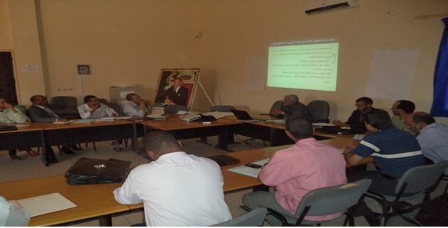 مناقشة الأرضية المعدة لتنزيل التدبير الأول من المحور الأول من التدابير ذات الأولوية على صعيد نيابة زاكورة