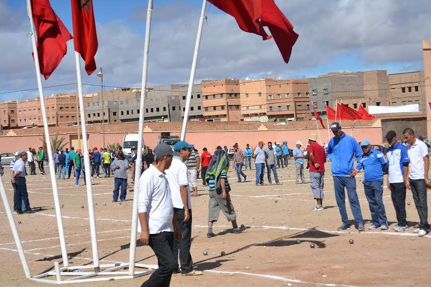 انطلاق فعاليات الدوري الوطني للكرة الحديدية دوري كاس المسيرة الخضراء بزاكورة -1