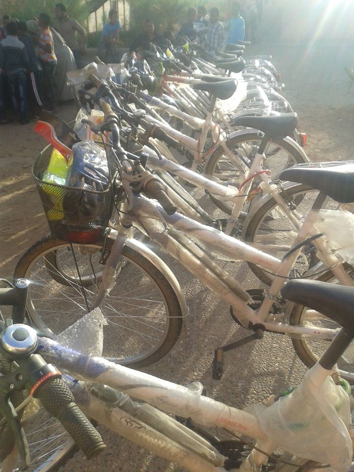 توزيع دراجات هوائية بامحاميد الغزلان -1