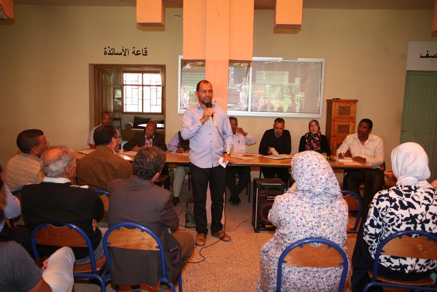 ثانوية عبد الرحيم بوعبيد بورزازات تنظم لقاءا تواصليا بين أطقم المؤسسة والأمهات و الآباء-2