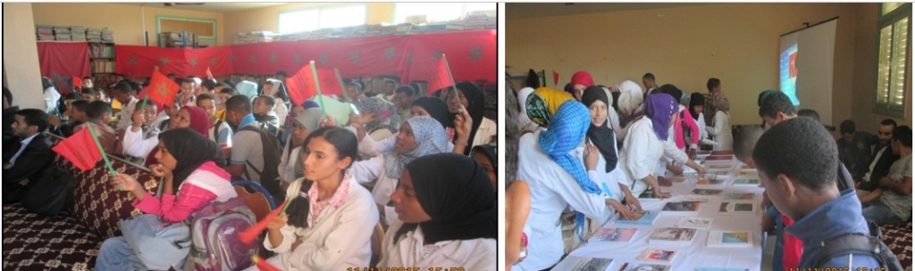 - تخليد ذكرى المسيرة الخضراء وعيد الاستقلال بثانوية سيدي صالح - تاكونيت 2