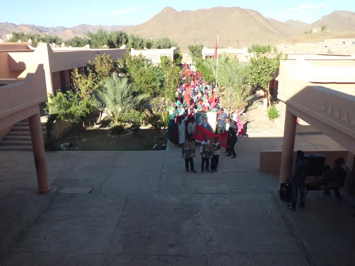 ثانوية أفلاندرا الاعدادية تحتفي بذكرى المسيرة الخضراء وعيد الاستقلال-1