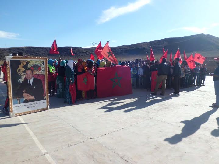 ثانوية أفلاندرا الاعدادية تحتفي بذكرى المسيرة الخضراء وعيد الاستقلال