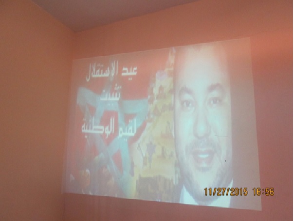 ثانوية أولاد يحيى لكراير نيابة زاكورة تحتفل بعيدي المسيرة الخضراء والاستقلال     2