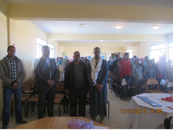 ثانوية أولاد يحيى لكراير نيابة زاكورة تحتفل بعيدي المسيرة الخضراء والاستقلال     3