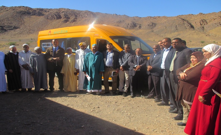 جمعية النقل المدرسي و دار الطالبة تانسيخت تتسلم النقل المدرسي-1