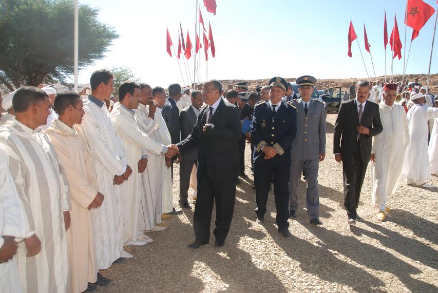 وضع الحجر الأساسي لمنشاة فنية على وادي درعة بجماعة بوزروال -2