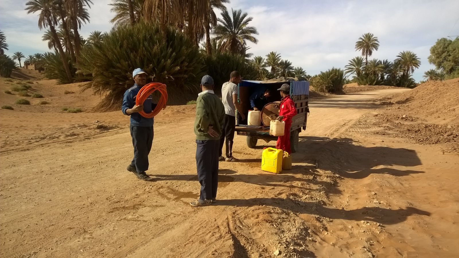 عملية التثبيت النهائي للرمال-5