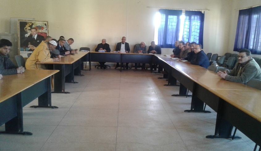 السيد المدير الإقليمي لوزارة التربية الوطنية بزاكورة في أولى لقاءاته -1