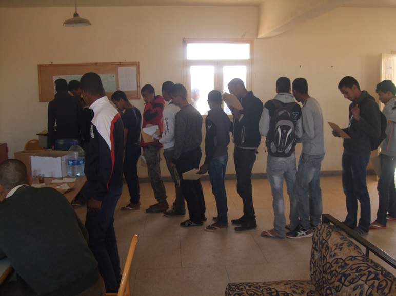 حملة لإنجاز بطاقة التعريف الوطنية بثانوية المحاميد الجديدة التأهيلية لفائدة تلميذات و تلاميذ المؤسسة--