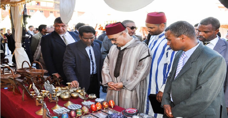 نطلاق فعاليات الدورة السادسة للملتقى الدولي للصناعة التقليدي بورزازات -4