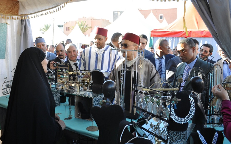 نطلاق فعاليات الدورة السادسة للملتقى الدولي للصناعة التقليدي بورزازات -5