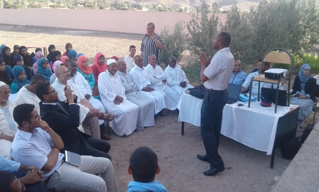 المعهد المتخصص للتكنولوجيا التطبيقية بزاكورة ISTA في لقاء تواصلي مع نازلات دار الطالبة تانسيخت-4