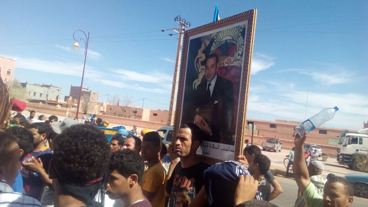 الترامي على الأراضي السلالية تشعل فتيل الإحتجاجات في اسكجور-1