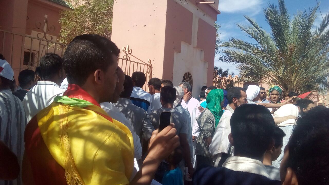 الترامي على الأراضي السلالية تشعل فتيل الإحتجاجات في اسكجور-2